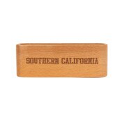 USC Trojans University of Southern California Beechwood Desktop Card Holder